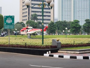 Helikopter Kepresidenan-Rantis Bersiaga Jelang Sidang Tahunan MPR