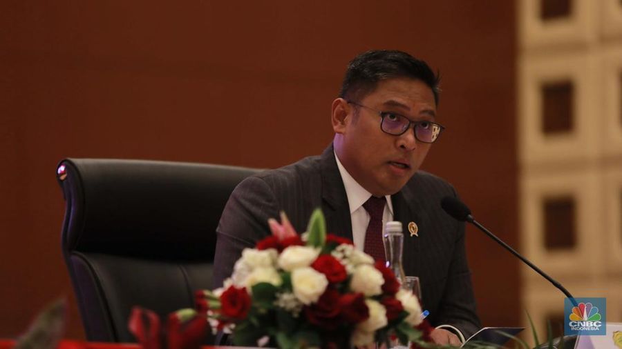 Wakil Menteri Pertanian Sudaryono memberi keterangan pers 