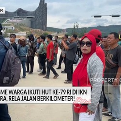 Video: Antusiasme Warga Ikuti HUT ke-79 RI di IKN Nusantara
