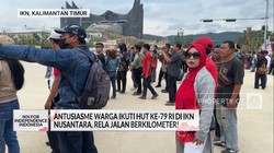 Video: Antusiasme Warga Ikuti HUT ke-79 RI di IKN Nusantara