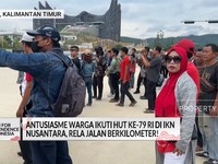 Video: Antusiasme Warga Ikuti HUT ke-79 RI di IKN Nusantara