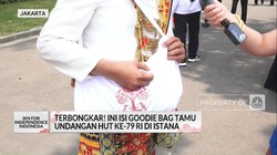 Terbongkar! Ini Isi Goodie Bag Tamu Undangan HUT ke-79 RI di Istana