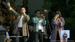 Senandung HiVi-Maliq & DEssentials Jelang Penurunan Bendera HUT ke-79 RI