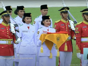 Livenia Asal Kaltim-Ni Komang dari Bali Jadi Paskibraka Pembawa Baki di IKN