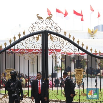 Potret Pengamanan Ketat Selama HUT RI-79 di Istana Merdeka, Jakarta