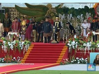 Video: Prabowo Dampingi Jokowi Saat Upacara HUT ke-79 RI di IKN