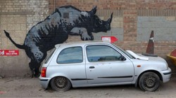 Mural Tema Binatang Karya Banksy Hiasi Penjuru London, Apa Maknanya?
