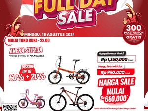 Cuma di Transmart Full Day Sale, Sepeda Mulai dari Rp 680 Ribuan!