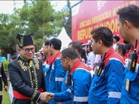 Rayakan HUT RI, Direksi KPI Tabur Semangat Energi Baru ke Pekerja