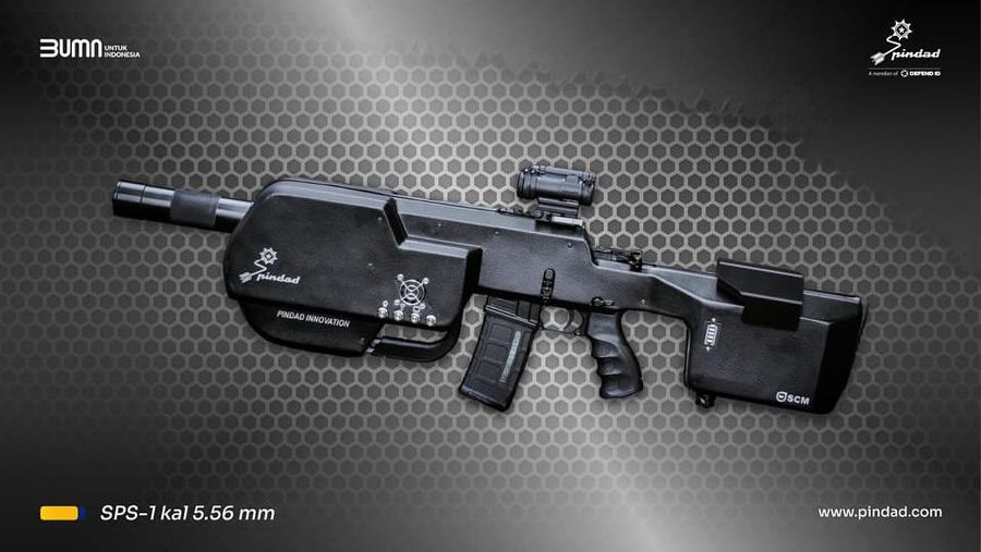 Momen HUT ke-79 Republik Indonesia, PT Pindad memperkenalkan produk inovasi terbaru dalam mengembangkan senjata anti-drone buatan dalam negeri yang diberi nama SPS-1 (Senjata Pelumpuh Senyap seri 1) dan kendaraan Maung MV3 Mobile Jammer pada 17 Agustus 2024 di Ibu Kota Nusantara (IKN). (Dok: PT Pindad)