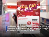 Diskon Seharian Hingga 77%, Yuk Borong Kasur & Lemari di Transmart