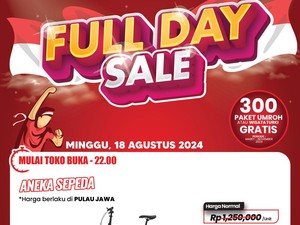 Murah Banget! Sepeda di Transmart Full Day Sale Mulai Rp 600 Ribuan