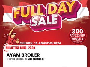 Beli Ayam di Transmart Full Day Sale Dijamin Miring Harganya, Buruan Merapat!