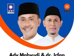 Didukung PAN dan PKS, Ady-Irfan Tantang Yandi-Ros di Pilbup Bima 2024