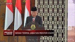 Sertijab, Ini Pesan Arifin Tasrif ke Menteri ESDM, Bahlil Lahadalia