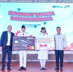 Mantap! BRI Beri Beasiswa ke 76 Paskibraka Tingkat Pusat