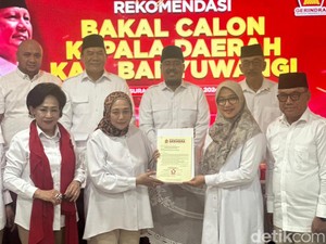 Gerindra Beri Rekom Ipuk Maju Pilbup Banyuwangi, PDIP Kapan?