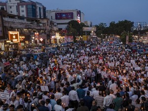 Aksi Protes Pelecehan Anak 4 Tahun di India Berakhir Ricuh