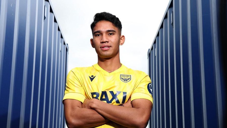 Marselino Ferdinan resmi jadi pemain Oxford United. (Dok. Oxford United)
