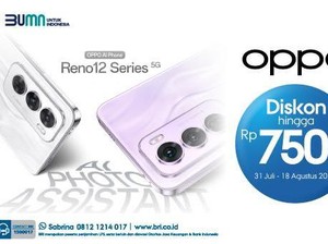 Mau Beli OPPO Reno 12 Series? Yuk Cek Promo dari BRI!