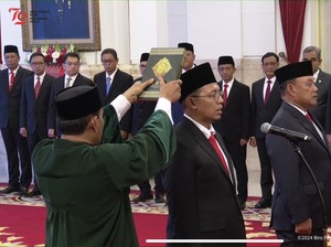 Cerita Mereka yang Dilantik Jokowi di Ujung Masa Jabatan