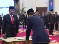 Resmi Jabat Menkumham, Supratman Mau Geber Reformasi di Bidang Hukum