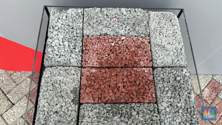 PT Semen Indonesia (Persero) Tbk (SMGR) atau SIG turut berpartisipasi dalam membangun IKN yang berkelanjutan. Dalam hal ini SIG menghadirkan hunian tapak ramah lingkungan di Ibu Kota Nusantara (IKN), Penajam Paser Utara, Kalimantan Timur. (CNBC Indonesia)
