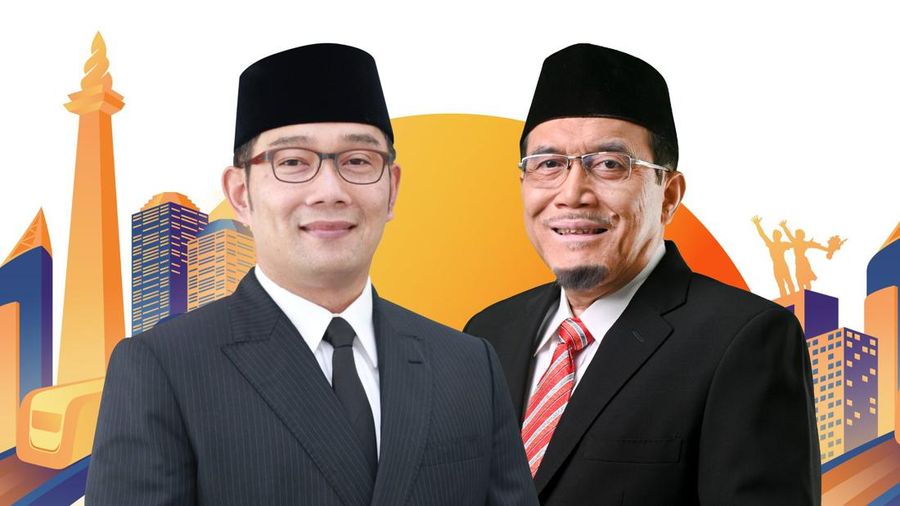 Ridwan Kamil - Suswono (RAWON). (X/PKSejahtera)