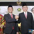 Momen Arifin Tasrif Serahkan Jabatan Menteri ESDM ke Bahlil Lahadalia