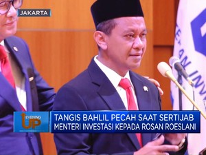 Video: Serahkan Jabatan Menteri Investasi ke Rosan, Bahlil Menangis!
