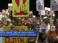 Video: Warga Israel Unjuk Rasa Minta Kesepakatan Penukaran Sandera