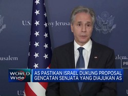 AS Pastikan Israel Dukung Proposal Gencatan Senjata Yang Diajukannya