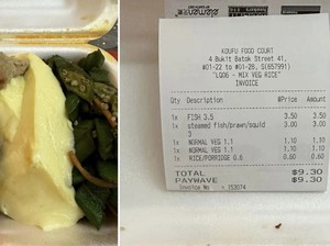 Beli Nasi Warteg Rp 109 Ribu, Pembeli Ini Pertanyakan Harganya
