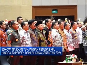 Video: Jokowi Naikkan Tunjangan Petugas KPU Hingga 50%