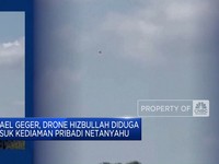 Video: Drone Hizbullah Diduga Masuk Kediaman Pribadi Netanyahu