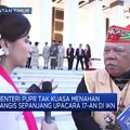 Menteri PUPR Tak Kuasa Tahan Tangis Saat Upacara Hut RI di IKN