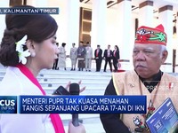 Menteri PUPR Tak Kuasa Tahan Tangis Saat Upacara Hut RI di IKN