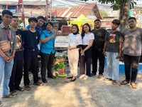 Cepat Tanggap, PT GNI Beri Bantuan Bagi Korban Kebakaran Manggarai