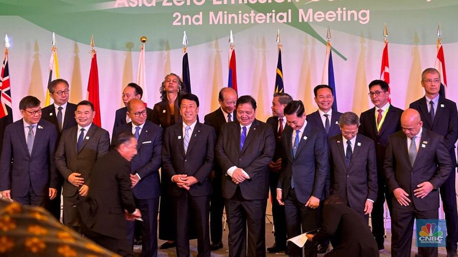 Acara The 2nd Asia Zero Emission Community Ministerial Meeting di Jakarta, Rabu, (21/8/2024). (CNBC Indonesia/Firda Dwi Muliawati)