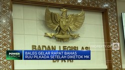 Video: Baleg Gelar Rapat Bahas RUU Pilkada Setelah Diketok MK