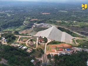 Dibangun Pakai Anggaran Rp 3,5 T, Bendungan Leuwikeris Mulai Pengisian Awal