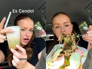 Bule Australia Ini Cicip Gado-gado hingga Lupis, Begini Reaksinya!