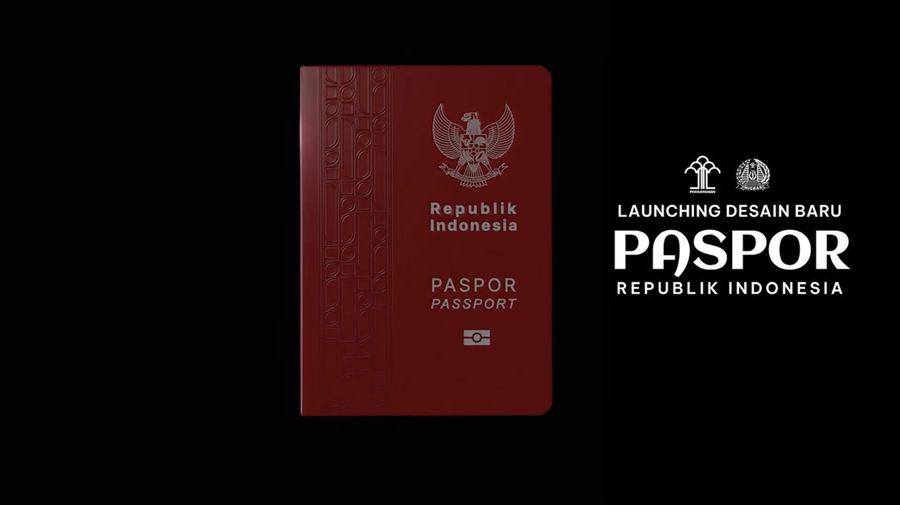 Desain Paspor baru Indonesia. (Tangkapan Layar Youtube Ditjen Imigrasi)