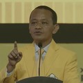 Ketua Umum DPP Partai Golkar, bahlil Lahadalia saat penutupan Munas XI Partai Golkar 2024 di Jakarta, Rabu (21/8/2024). (YouTube/Golkar Indonesia)