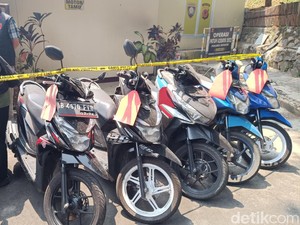 Terciduk, Motor Curian Pakai STNK dan Pelat Palsu