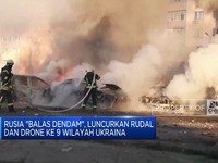Video: Rusia Balas Dendam, Luncurkan Rudal & Drone ke Wilayah Ukraina