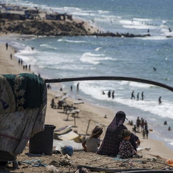 Miris, Penampakan Pantai Gaza 'Bak' Pemukiman Kumuh