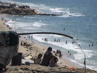 Miris, Penampakan Pantai Gaza 'Bak' Pemukiman Kumuh