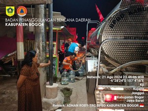 2 Desa di Kabupaten Bogor Dilanda Kekeringan, BPBD Distribusikan Air Bersih