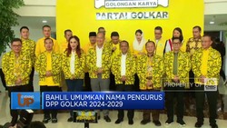 Bahlil Umumkan Nama Pengurus DPP Golkar 2024-2029